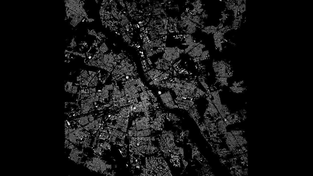 Warsaw Streets and Buildings 3D model_5