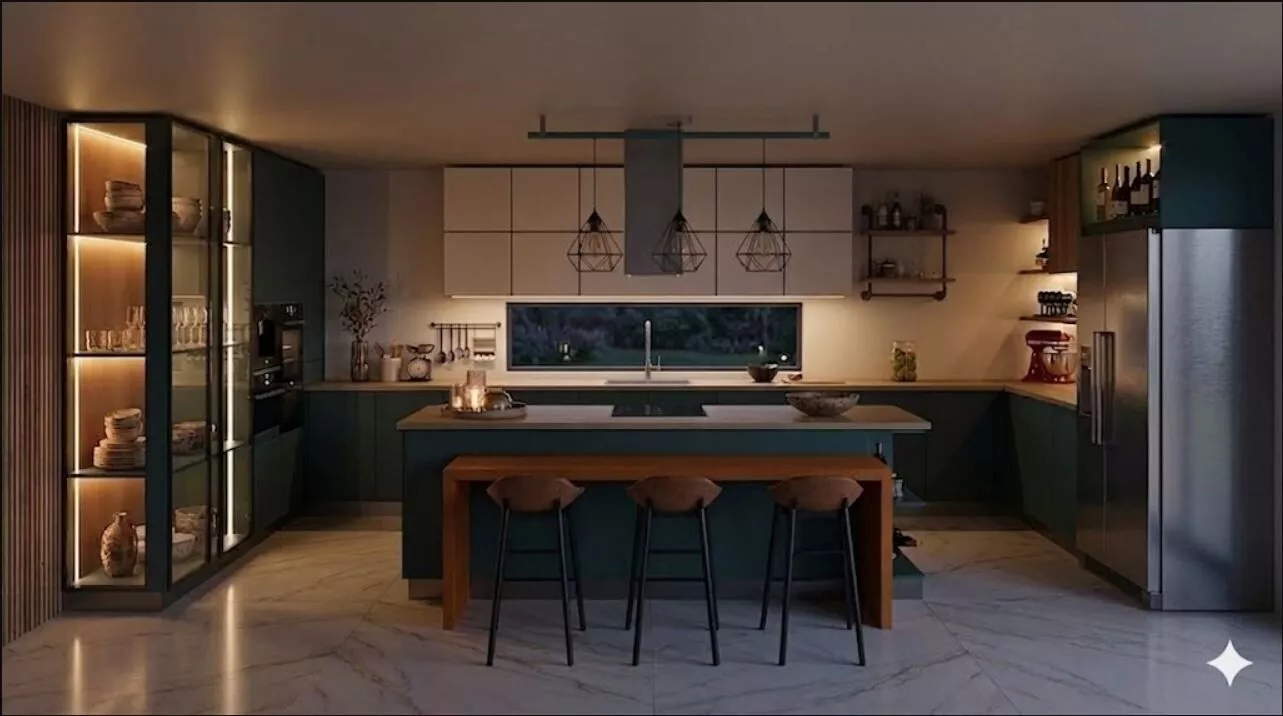 German kitchen 3D model