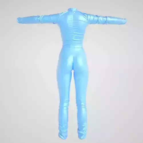 Catsuit woman in jumpsuit 3D model