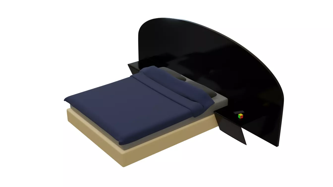 Mordern Bed to be used for any bedroom scene 3D model