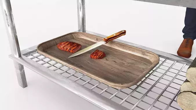 Barbeque 3D model 3