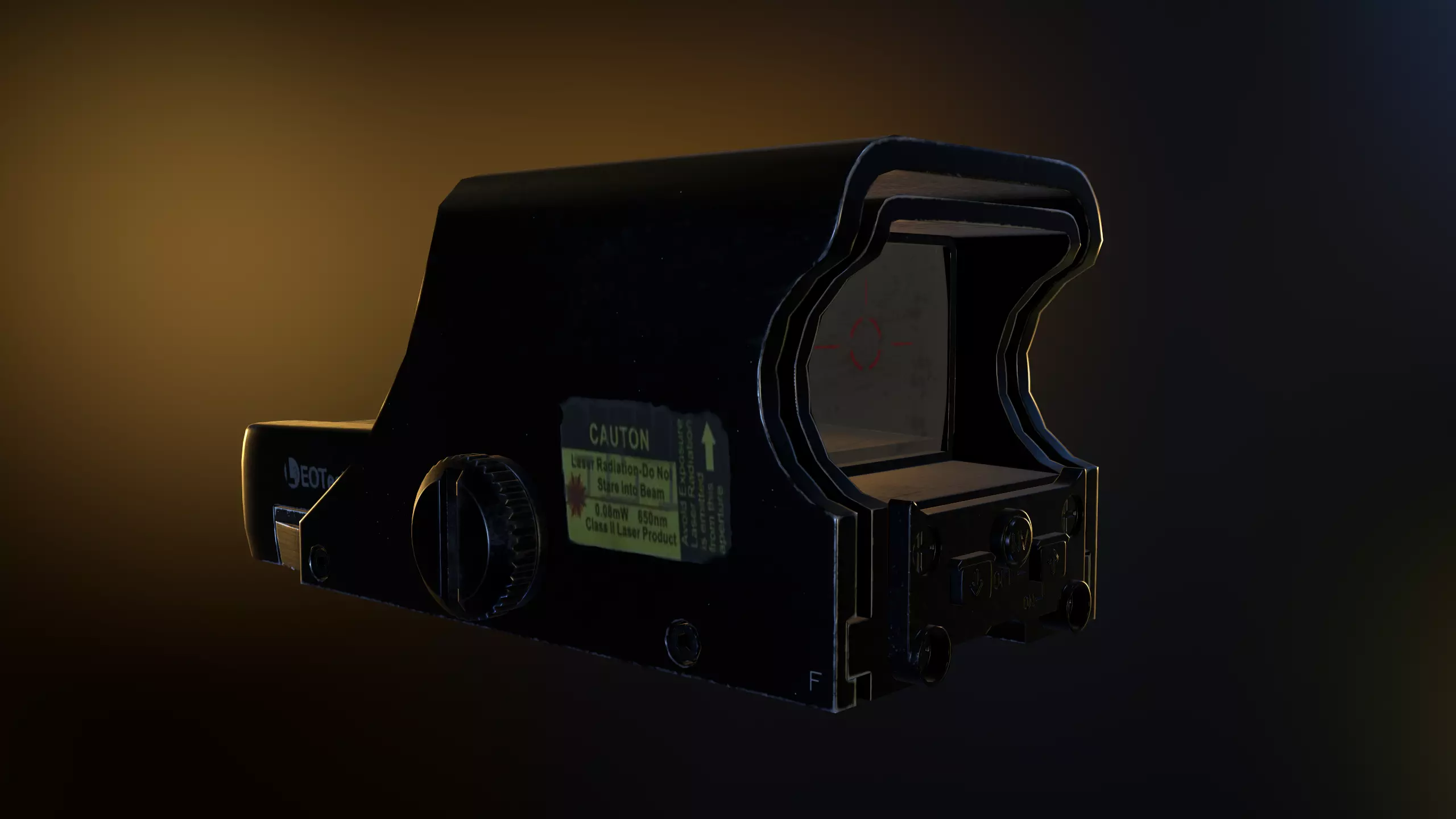EOTech 551 Holographic Weapon Sight Low-poly Low-poly 3D model