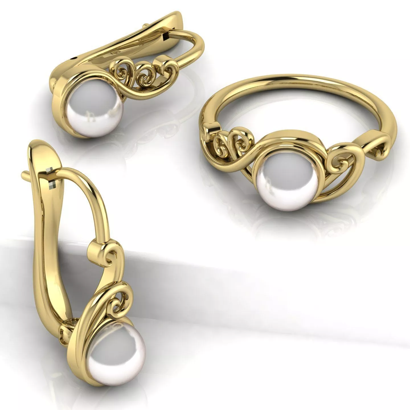 Golden Pearl Symphony Collection 3D print model