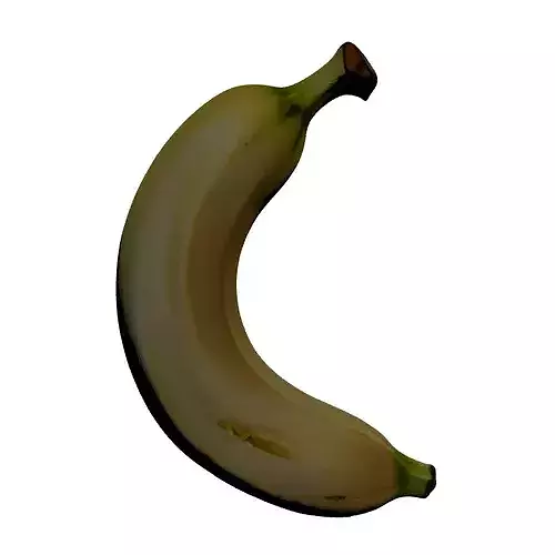 Realistic Fresh Banana 3D Model 3D model 5