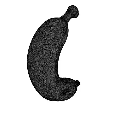Realistic Fresh Banana 3D Model 3D model 2