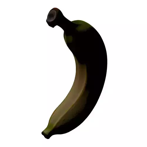 Realistic Fresh Banana 3D Model 3D model 6