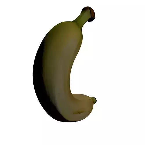Realistic Fresh Banana 3D Model 3D model 4