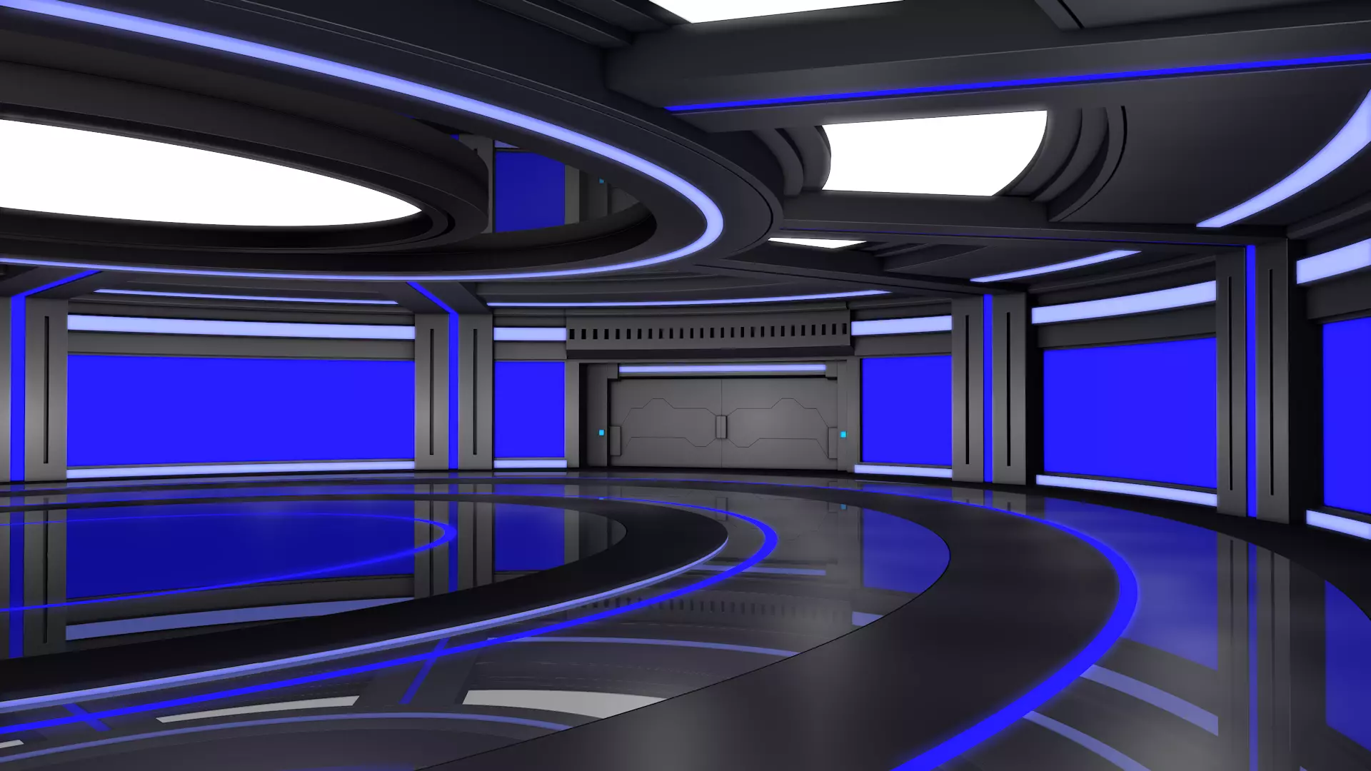 Sci Fi Room Interior 3D model