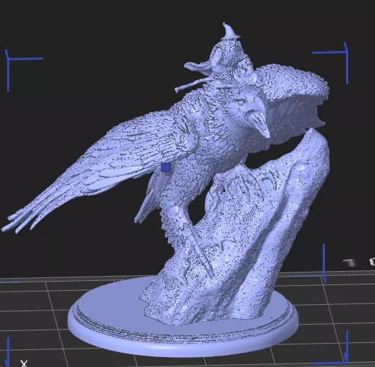 GANDALF RIDING EAGLE 3D print model