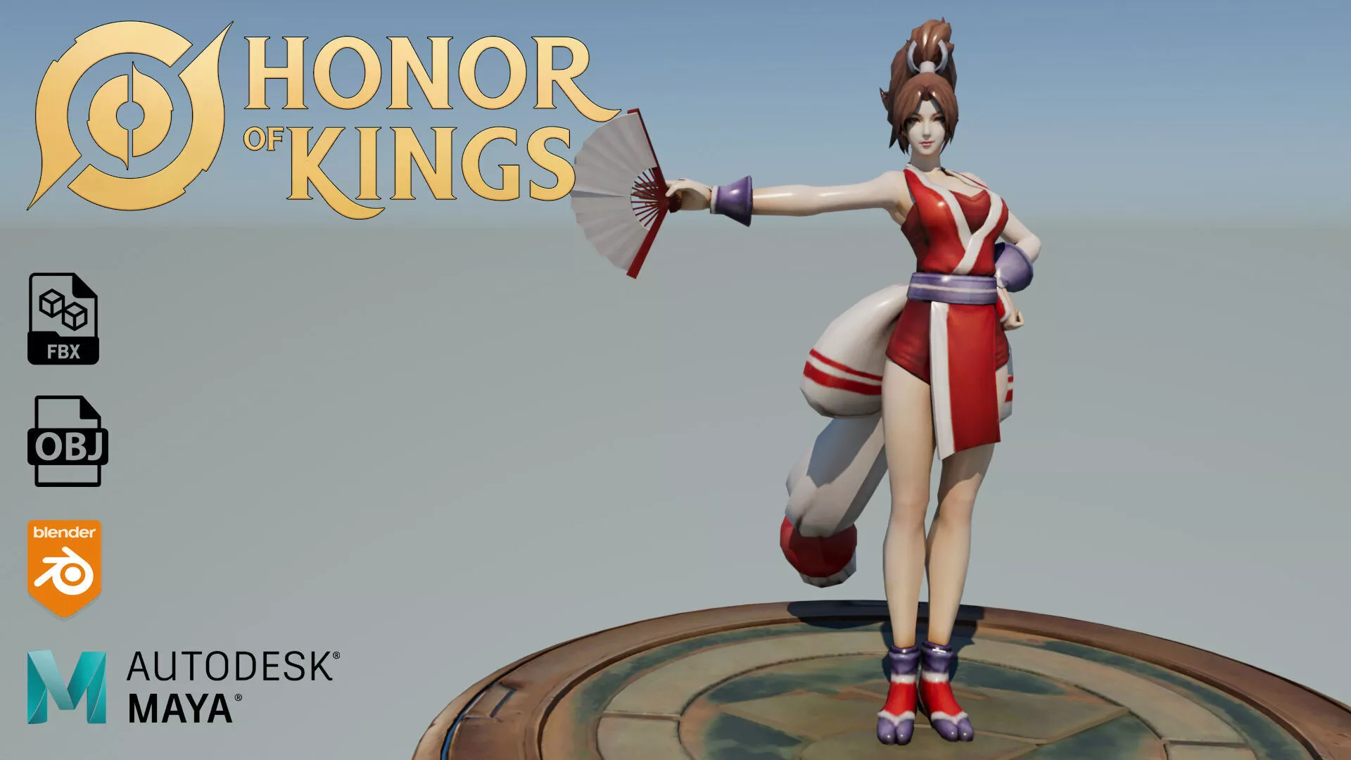 MAI SHIRANUI - HONOR OF KINGS 3D print model