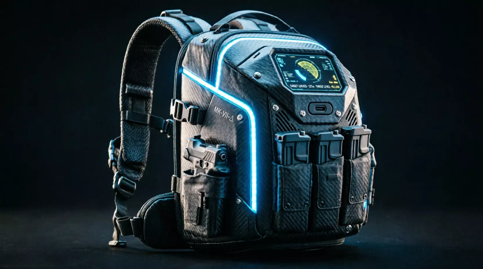 Tactical Backpack - Military Camping Bag PBR Ready Low-poly 3D model