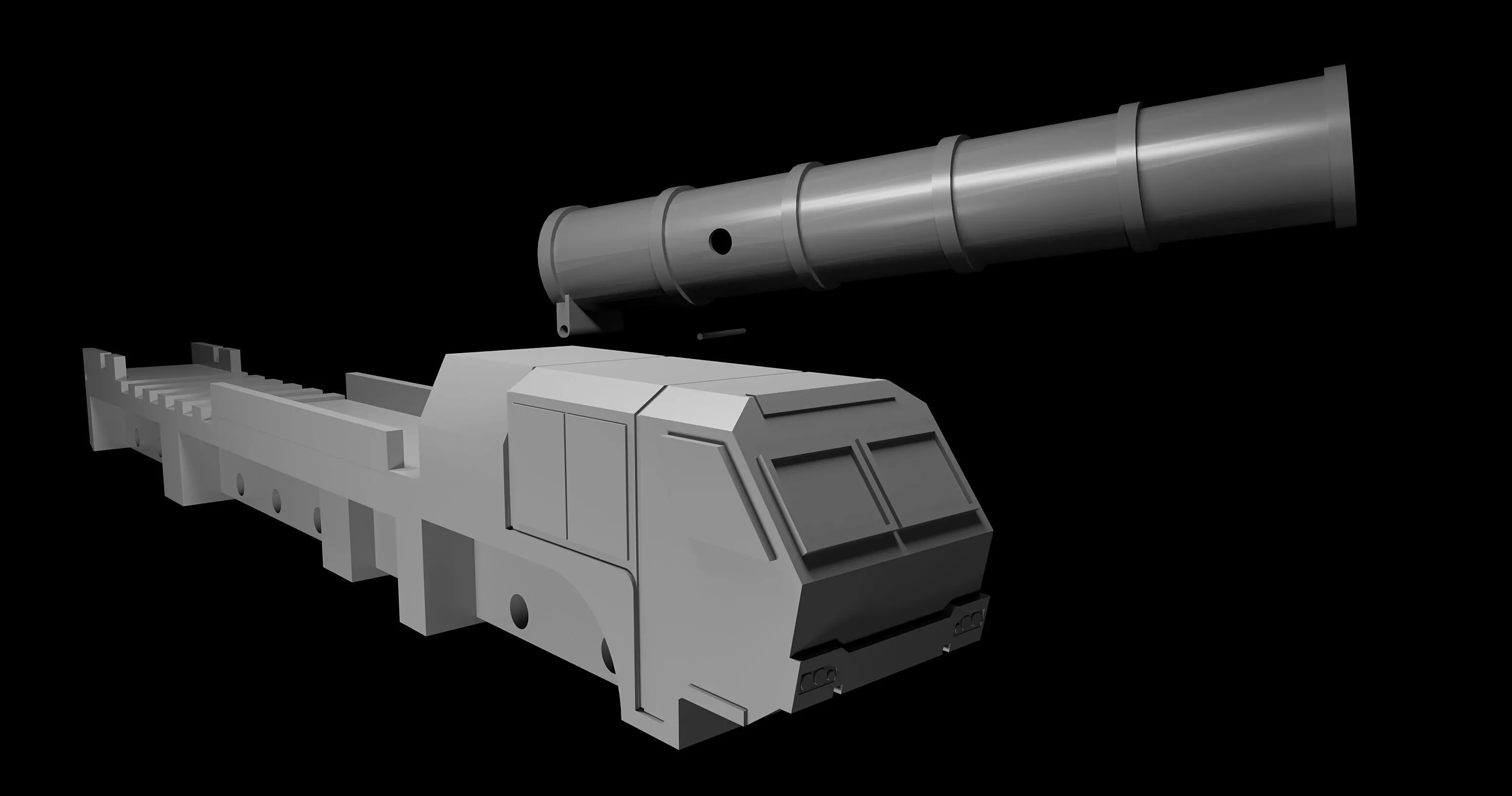 Pencil Holder Missile Launcher Truck Free 3D print model