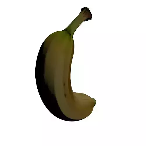 Realistic Ripe Banana 3D Model 3D model 4