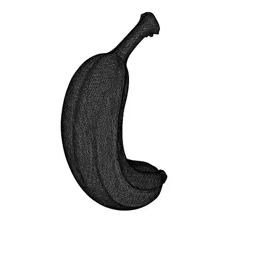 Realistic Ripe Banana 3D Model 3D model 2