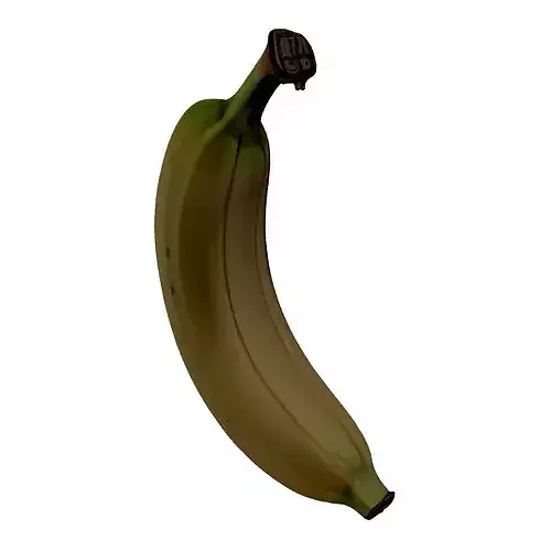 Realistic Ripe Banana 3D Model 3D model 3