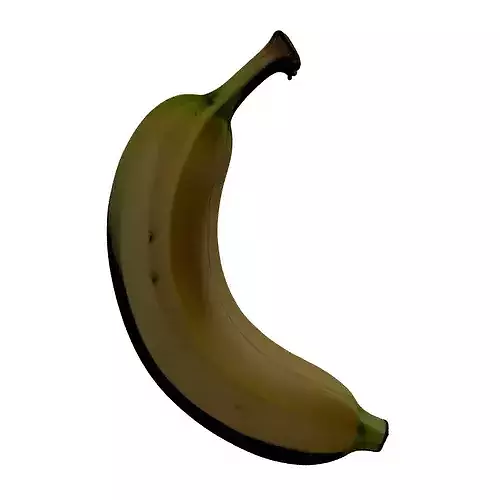 Realistic Ripe Banana 3D Model 3D model 5