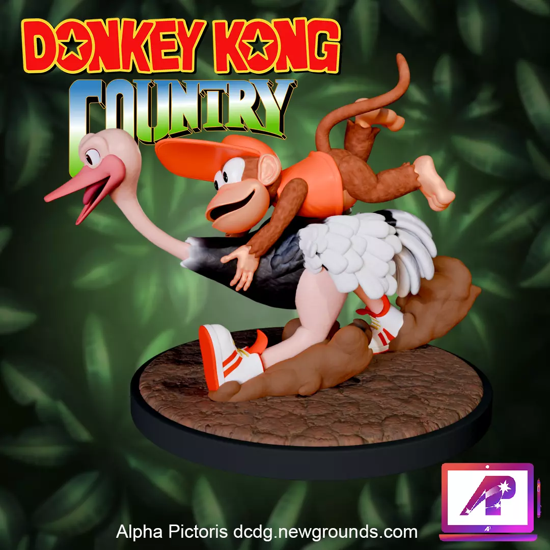 Expresso Donkey Kong Country 3D print model
