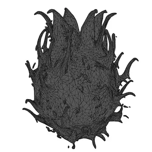 Realistic Dragon Fruit 3D Model 3D model 2