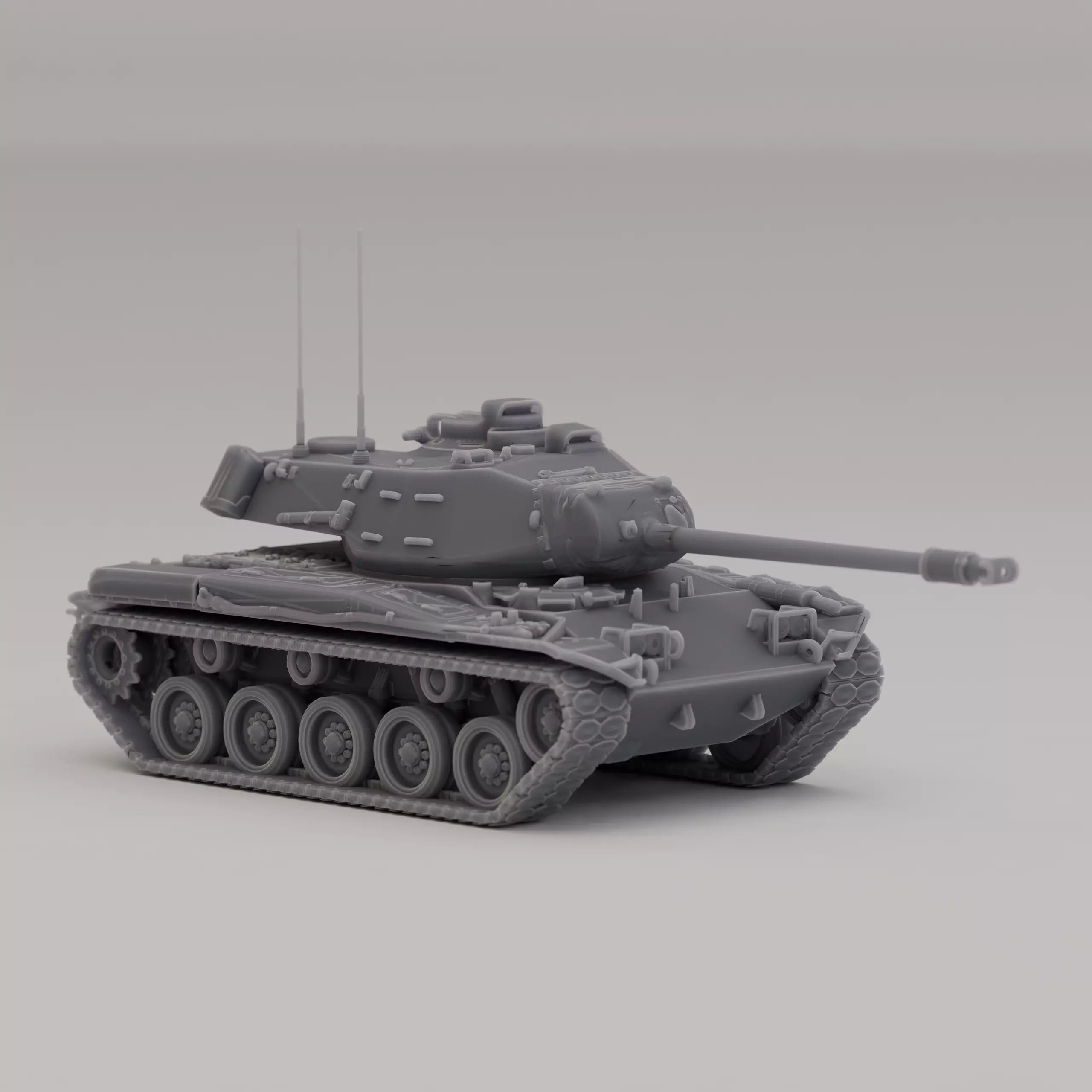 M41A1 LT United States Cold War 1953 3D print model