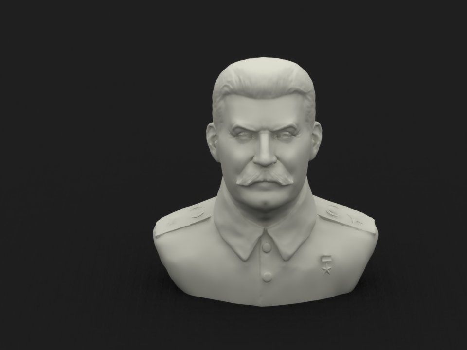 Stalin - Bust Of Stalin 3D print model_0