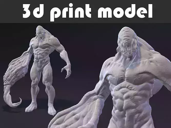 Mutant 3d print creature mutilator