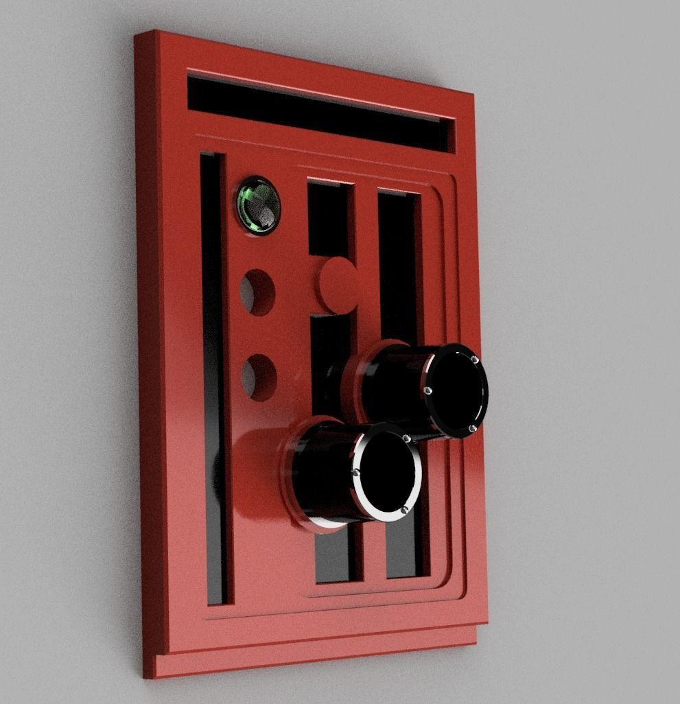 Star Wars Death Star Blast Door Control Pannel 3D print model