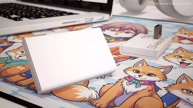 Portable Solid State Drive 3D model 3