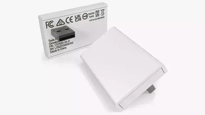 Portable Solid State Drive 3D model 2