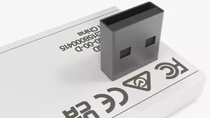 Portable Solid State Drive 3D model 6