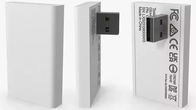 Portable Solid State Drive 3D model 4