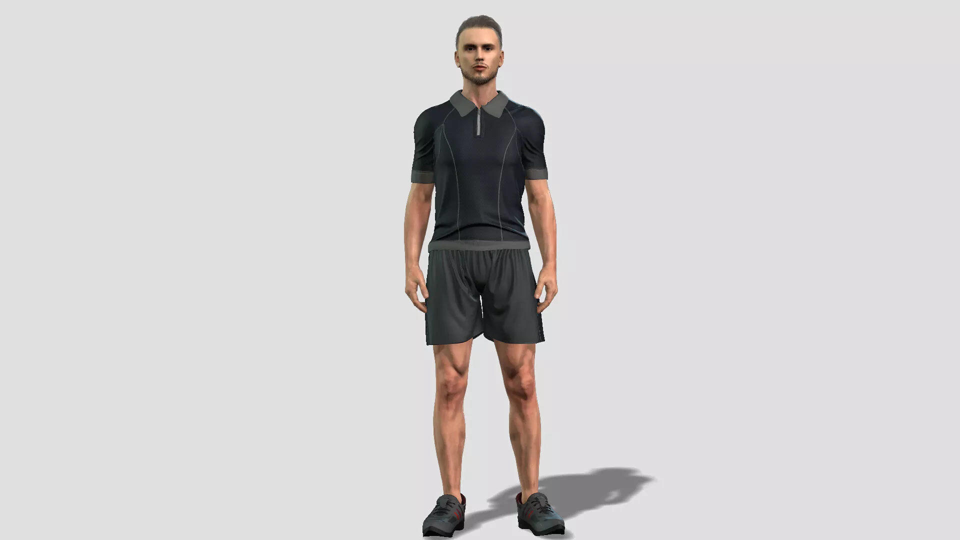 Realistic Male Character 3D Model 3D model