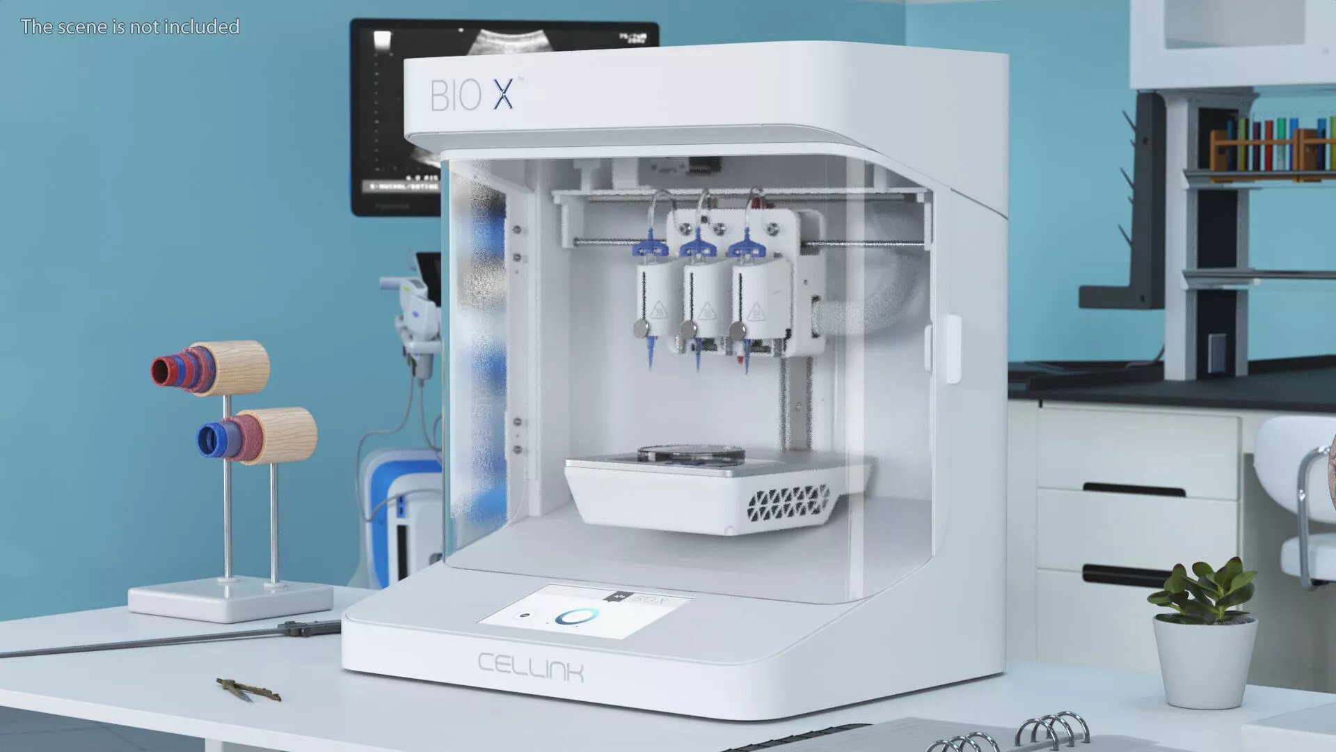 3D Bioprinter Cellink BIO X Rigged for Maya 3D model