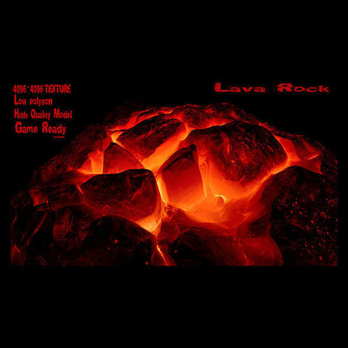 Lava   Rock  01 Low-poly 3D model