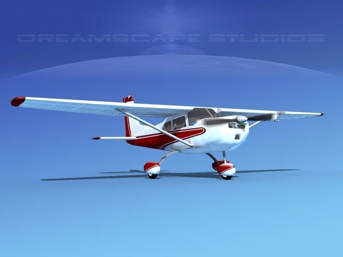 Cessna 175 Skylark V09 3D model