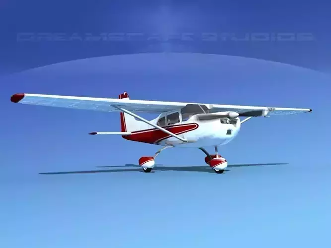 Cessna 175 Skylark V09 3D model