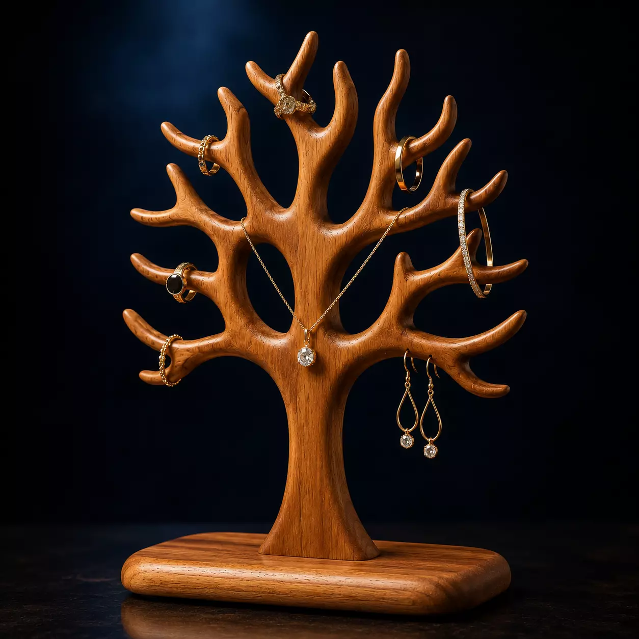 Jewelry Tree Display Stand Elegant Organizer 3D print model