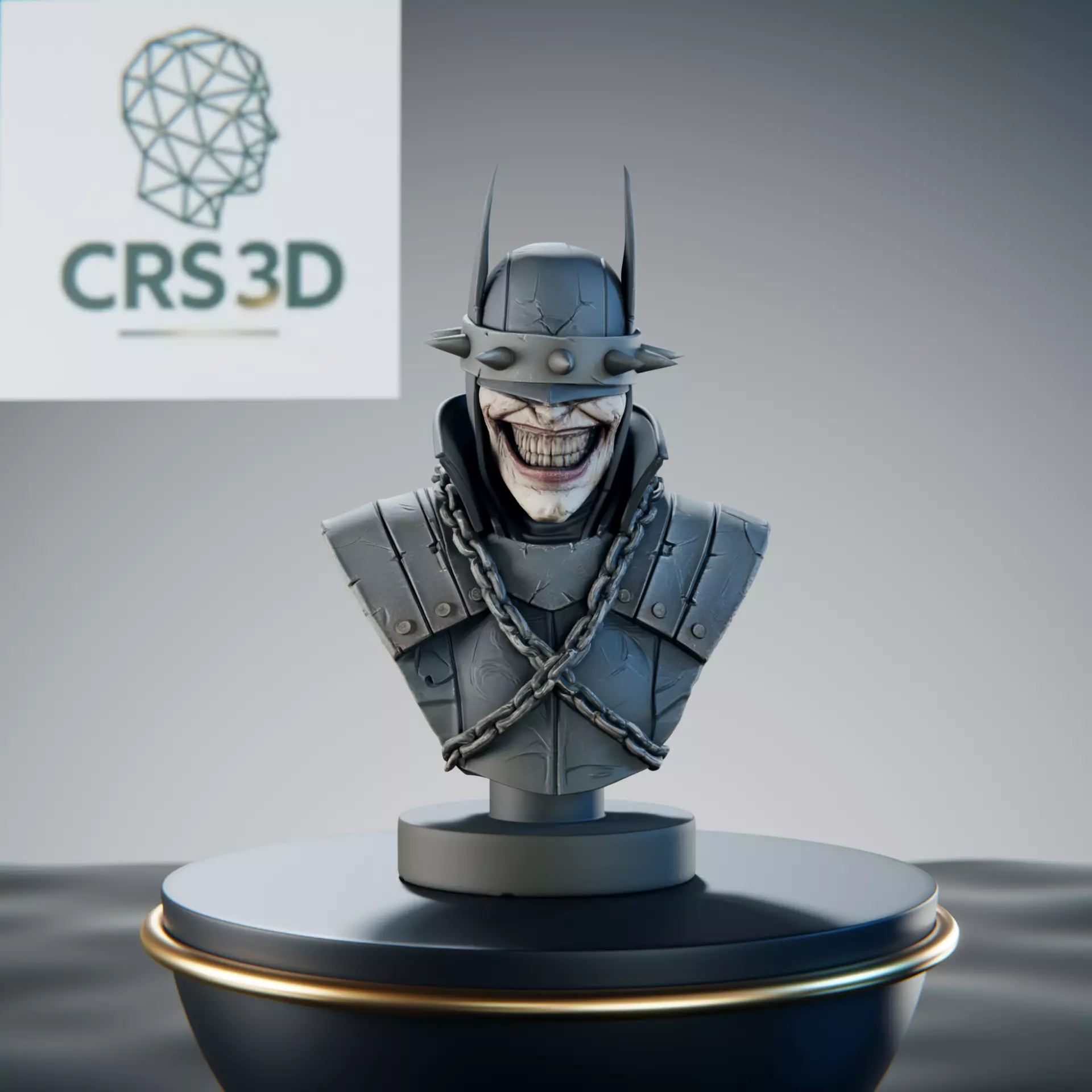 The Batman Who Laughs Bust - Dark Multiverse Villain 3D print model