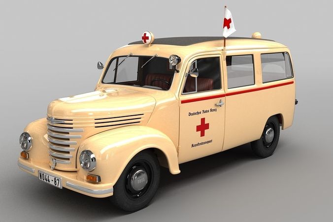 Barkas Framo V901  Ambulance 3D model