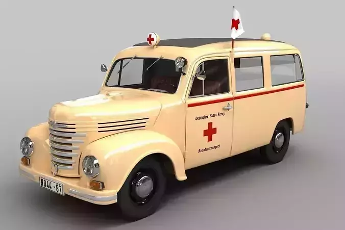 Barkas Framo V901  Ambulance 3D model