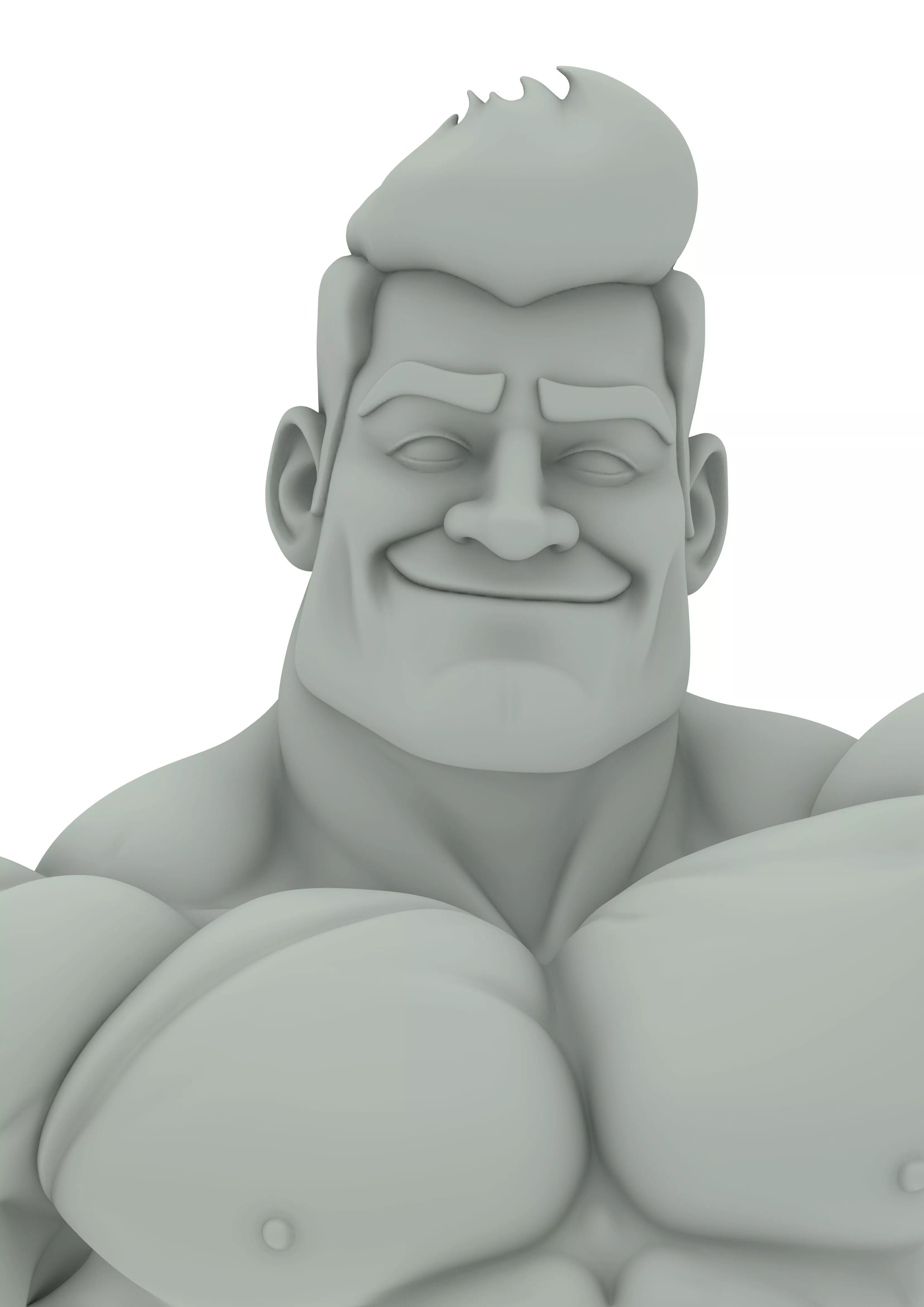 Big Muscle Man Grosser Muskel Mann 3D print model