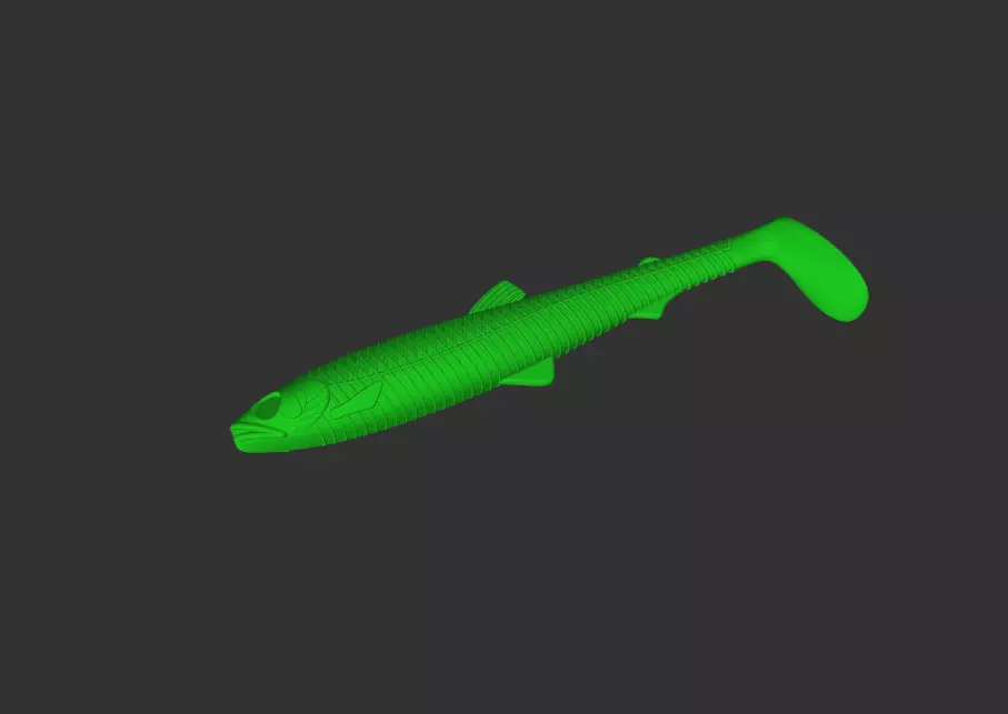 Westin BullTeez Shadtail Master Model for Mold Making Inspired 3D print model