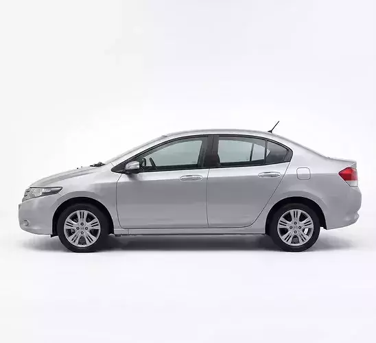 Honda City 5th Generation Sedan Low-poly 3D model 3