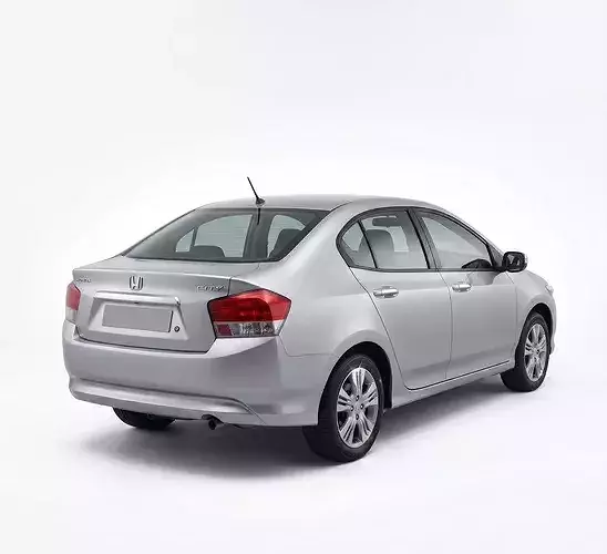 Honda City 5th Generation Sedan Low-poly 3D model 6