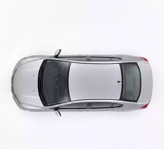 Honda City 5th Generation Sedan Low-poly 3D model 4