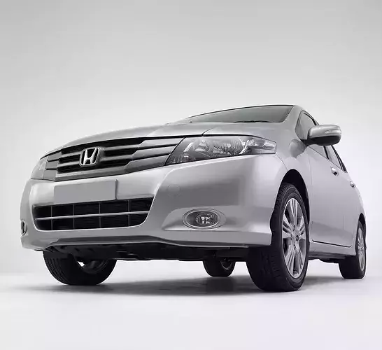Honda City 5th Generation Sedan Low-poly 3D model 2