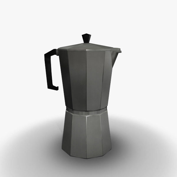 Coffee pot 3D model_1