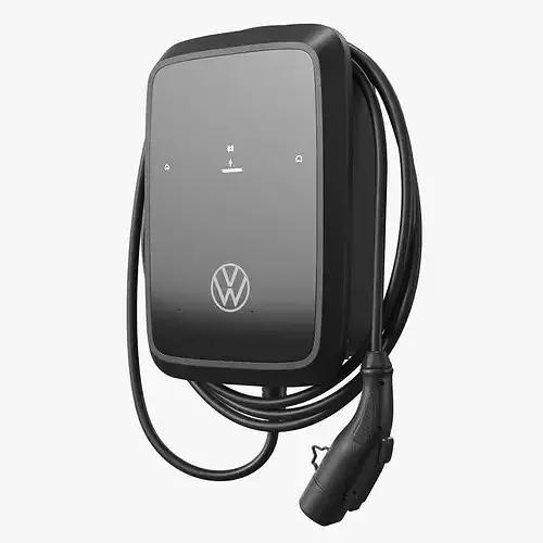 Volkswagen Wallbox EV Charger with Cable 3D model 2