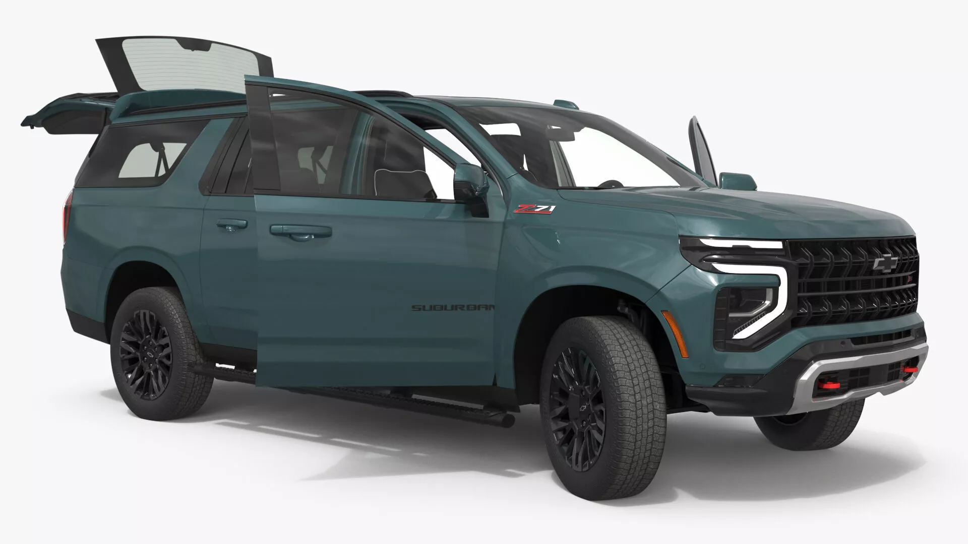 2025 Chevrolet Suburban Z71 4WD Rigged 3D model