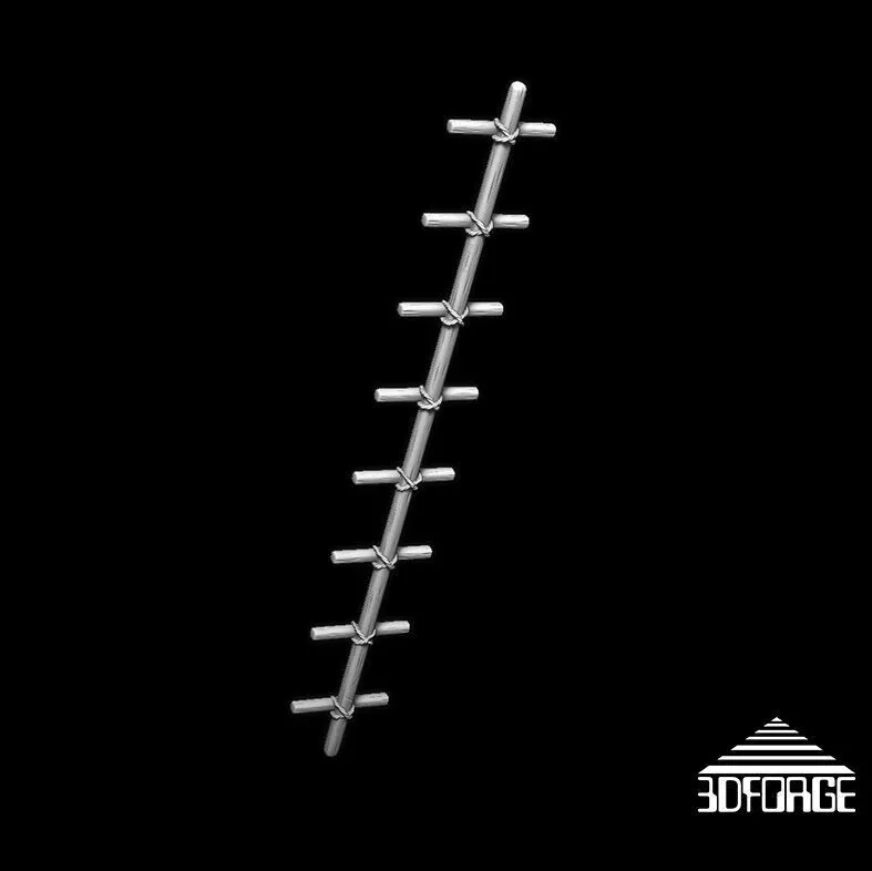 CASTLE GRAYSKULL SIEGE LADDER - 1-12 Scale 3D print model