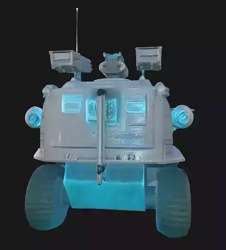 Cybernetic Lion War Vehicle 3D model 5